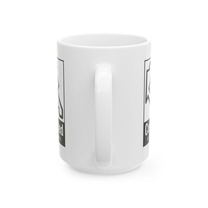 Ceramic Coffee Mug Certified Businessman Black Logo