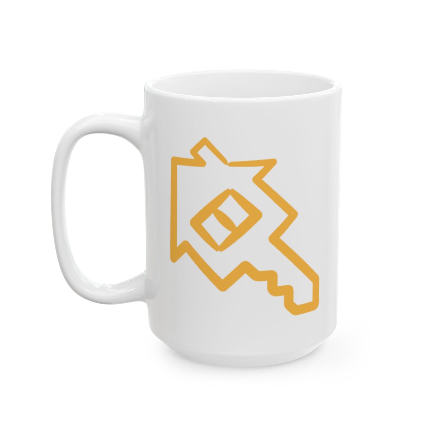 Ceramic Coffee Mug Certified Key Logo
