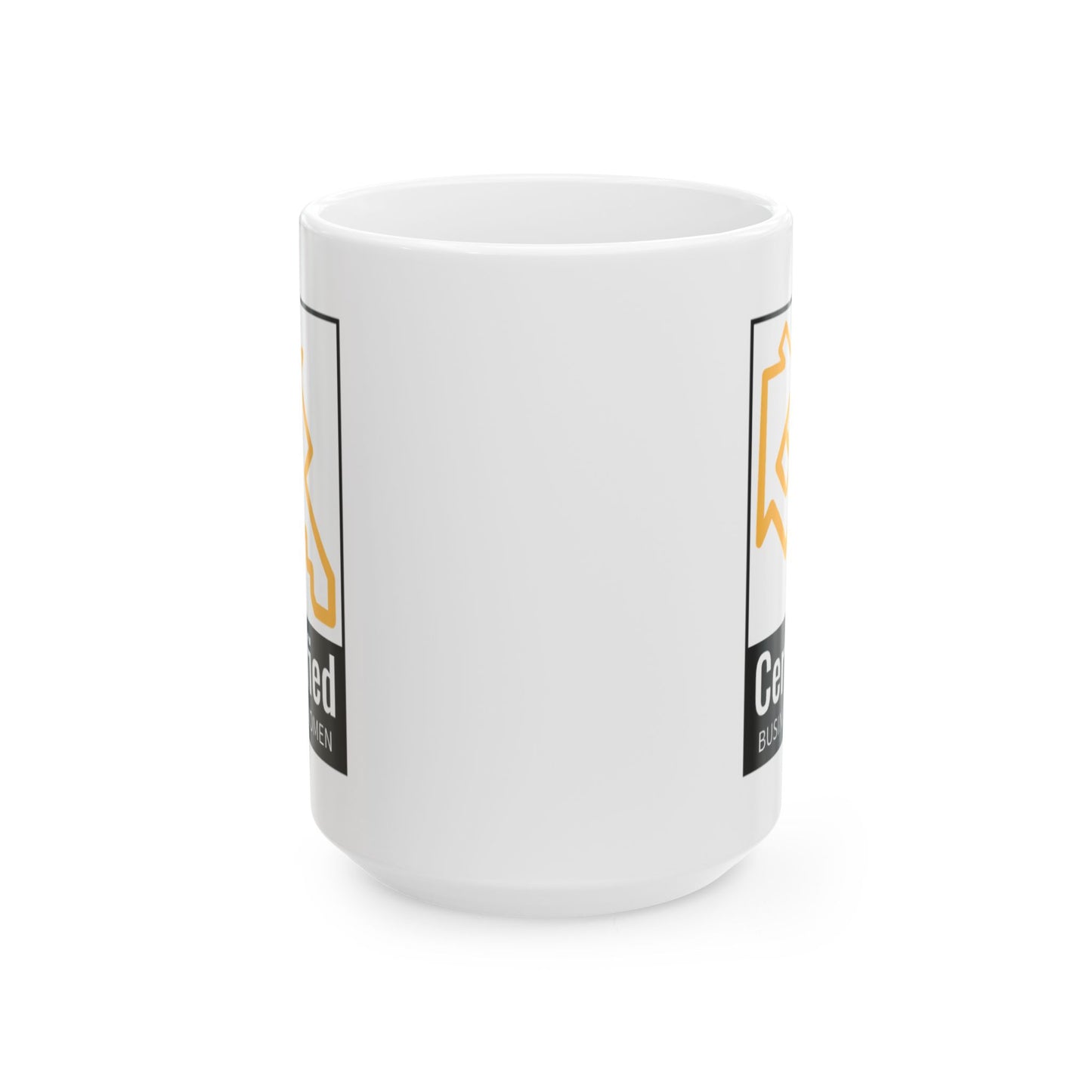 Ceramic Coffee Mug Certified Businesswomen Logo