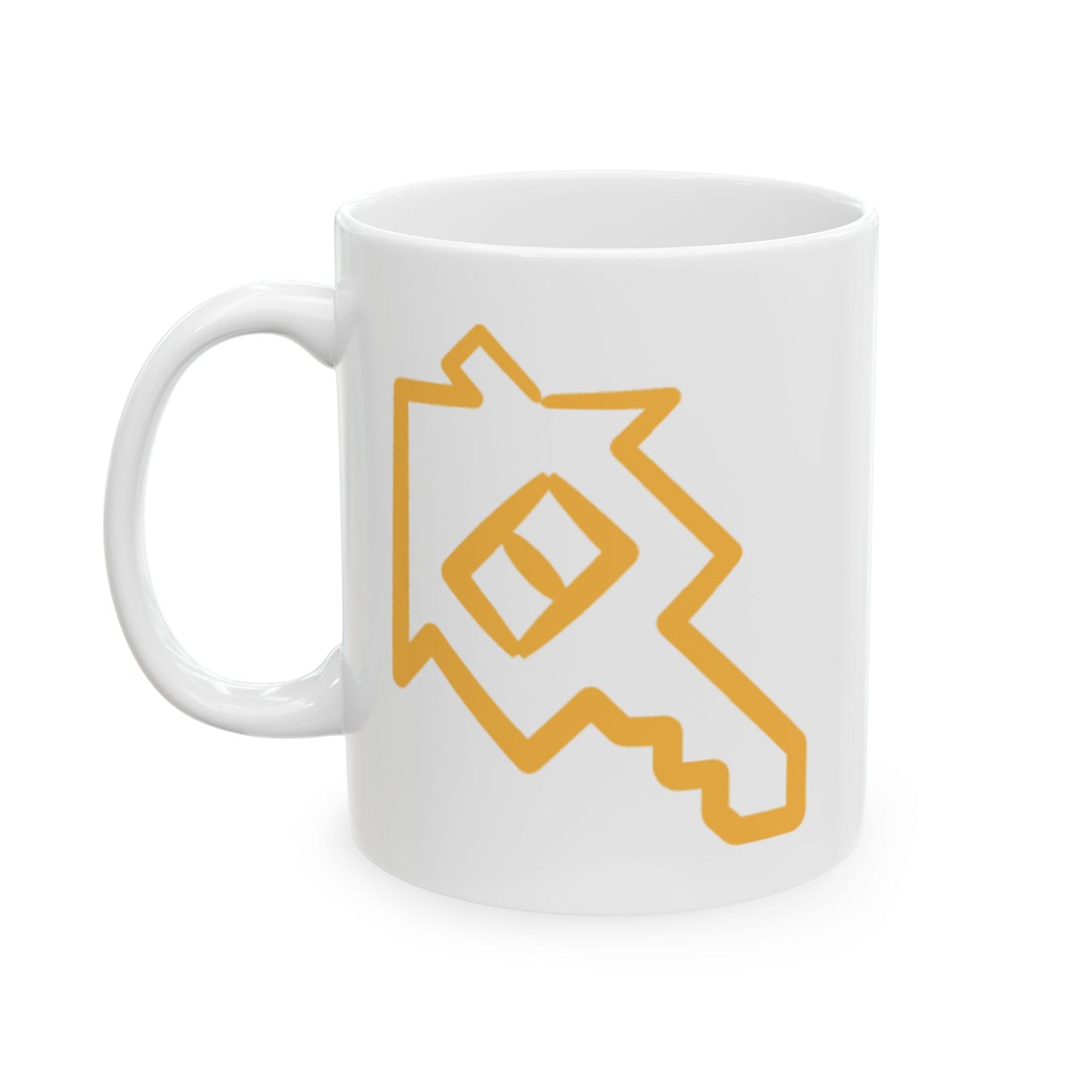 Ceramic Coffee Mug Certified Key Logo