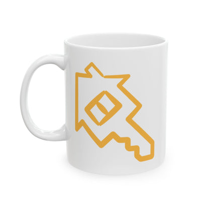 Ceramic Coffee Mug Certified Key Logo